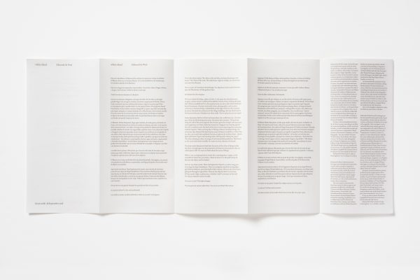 Exhibition pamphlet