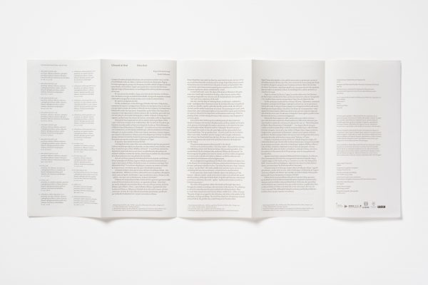 Exhibition pamphlet