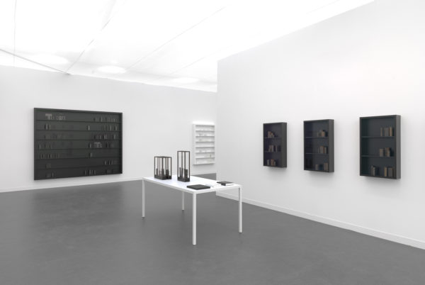 the reader, what's left, II & V, lacrimae, I-III, installation view