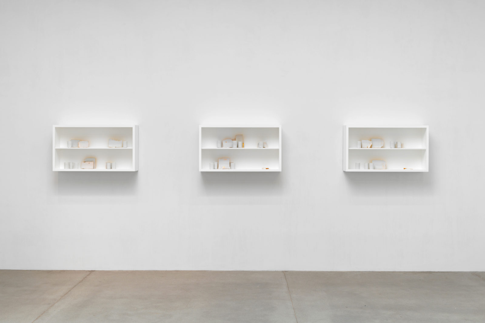 Letters to Amherst, I-III, installation view