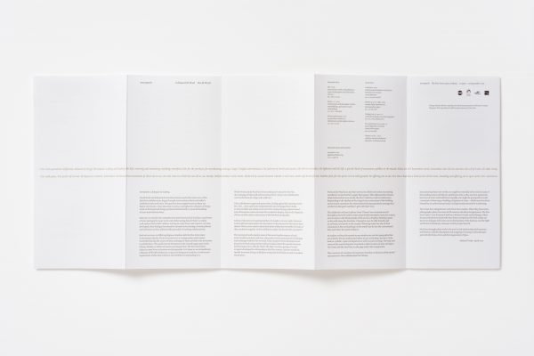Exhibition pamphlet