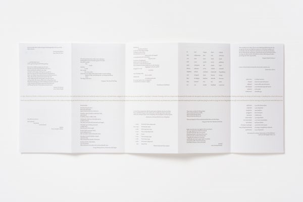 Exhibition pamphlet