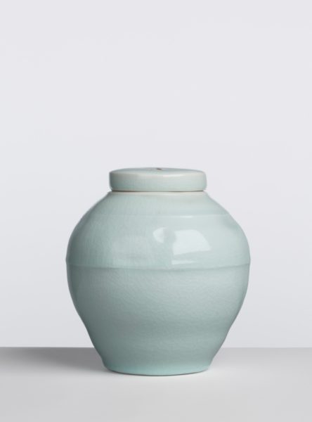 porcelain lidded jar