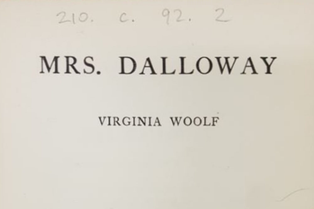 Mrs Dalloway 1925