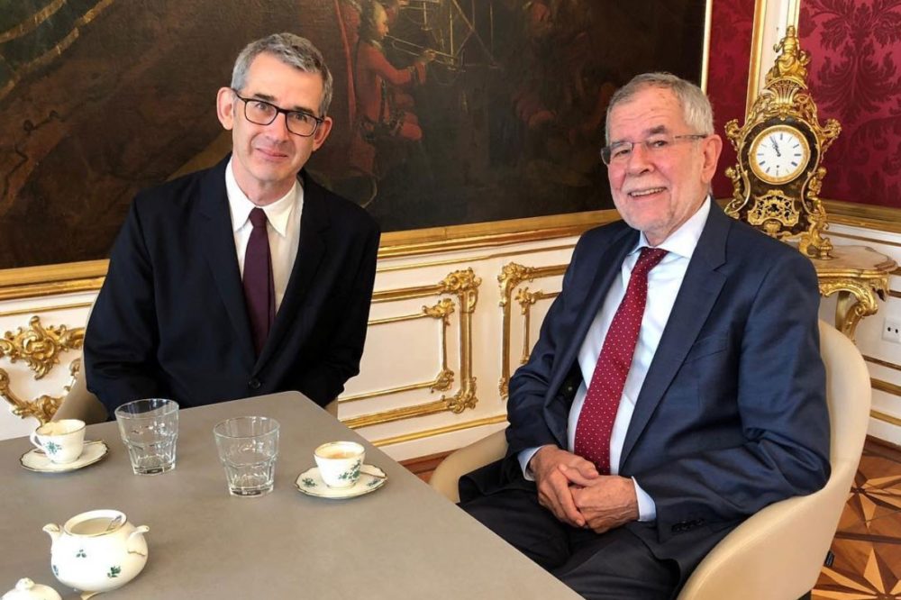 Edmund De Waal Meets The President Of Austria